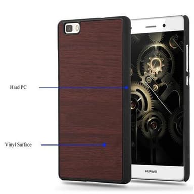 Huawei P8 LITE 2015 Etui Case Cover (Brun)