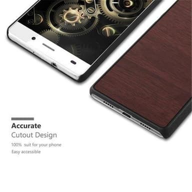 Huawei P8 LITE 2015 Etui Case Cover (Brun)
