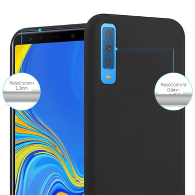 Cover Samsung Galaxy A7 2018 Etui Case (Sort)