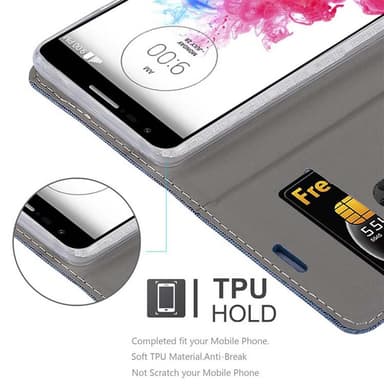 LG G3 MINI / G3 S Pungetui Cover Case (Blå)