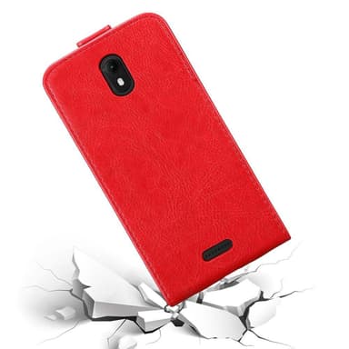 WIKO VIEW GO Pungetui Flip Cover (Rød)