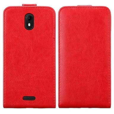 WIKO VIEW GO Pungetui Flip Cover (Rød)