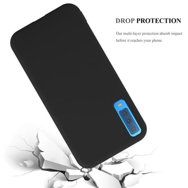Cover Samsung Galaxy A7 2018 Etui Case (Sort)