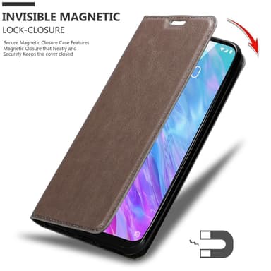 ZTE Blade 10 SMART Cover Etui Case (Brun)
