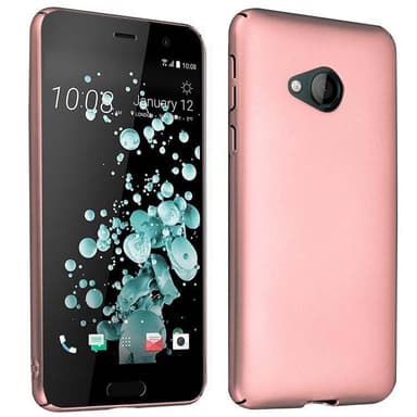 HTC U PLAY Cover Etui Case (Lyserød)
