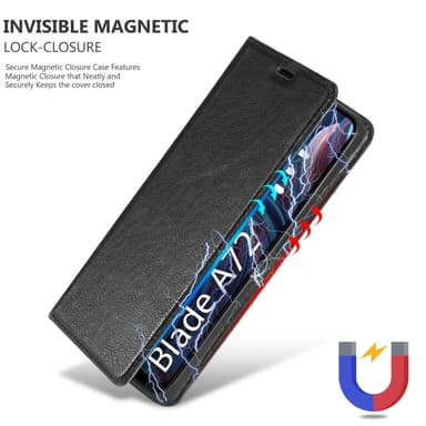 ZTE Blade A72 5G Cover Etui Case (Sort)