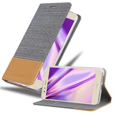 Huawei P10 LITE Pungetui Cover Case (Grå)