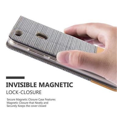Huawei P10 LITE Pungetui Cover Case (Grå)