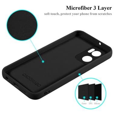OPPO Find X5 Lite Cover Etui Case (Sort)