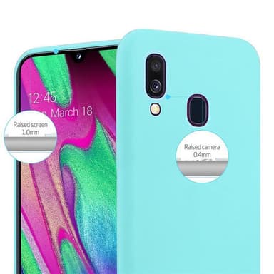 Cover Samsung Galaxy A40 Etui Case (Blå)