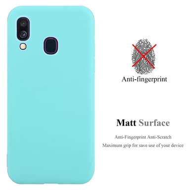 Cover Samsung Galaxy A40 Etui Case (Blå)