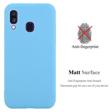 Cover Samsung Galaxy A40 Etui Case (Blå)