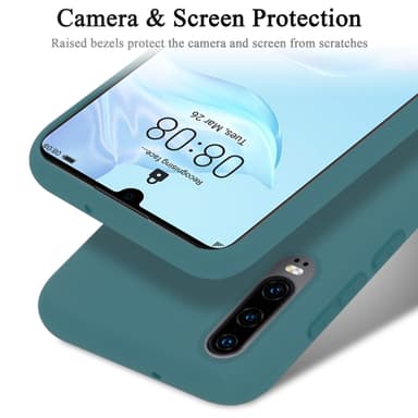 Huawei P30 Cover Etui Case (Grøn)