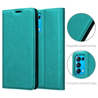 Oppo FIND X3 LITE Cover Etui Case (Turkis)