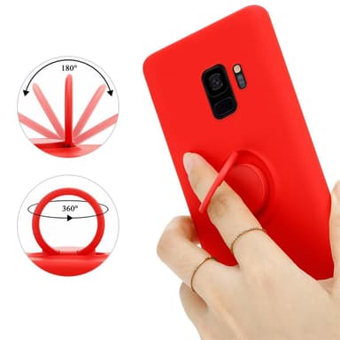 Samsung Galaxy S9 Cover Etui Case (Rød)