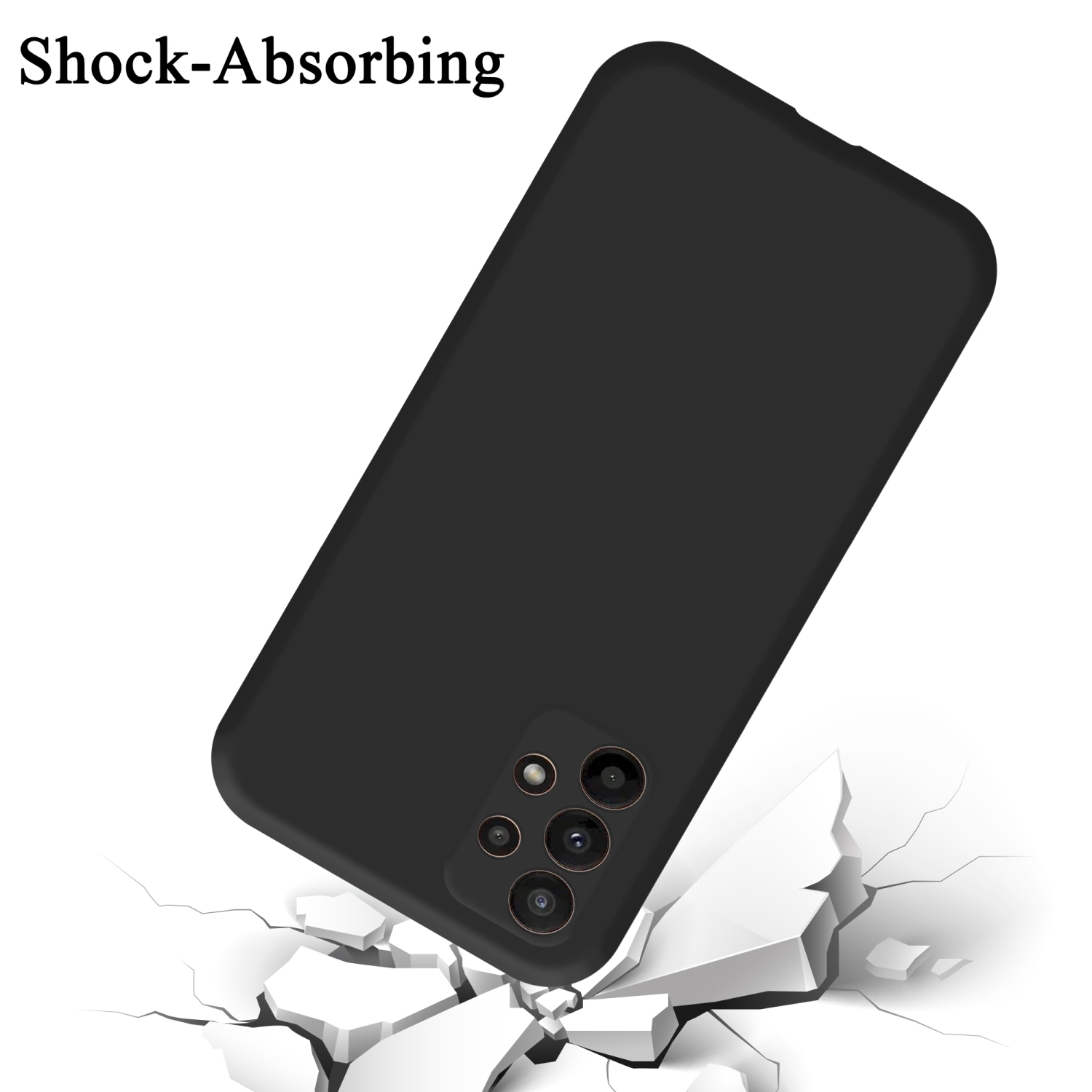 Samsung Galaxy A23 4G / 5G Cover Etui Case (Sort)