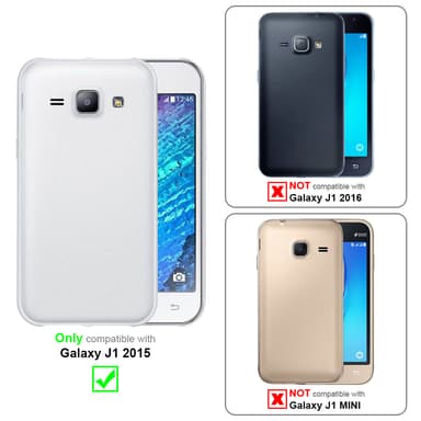 Samsung Galaxy J1 2015 Etui Case Cover (Lyserød)