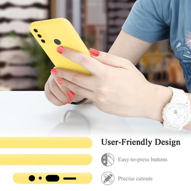 Honor 9A Cover Etui Case (Gul)