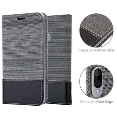 WIKO VIEW 3 LITE Pungetui Cover Case (Grå)