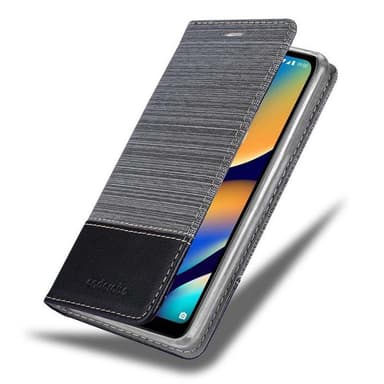 WIKO VIEW 3 LITE Pungetui Cover Case (Grå)