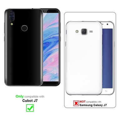 Cubot J7 Cover Etui Case (Sort)