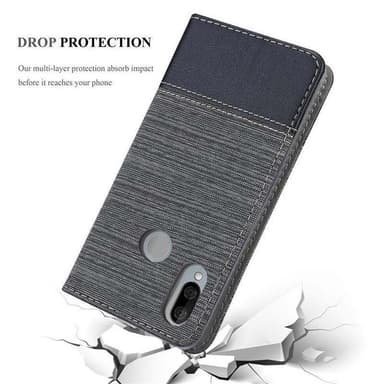 WIKO VIEW 3 LITE Pungetui Cover Case (Grå)