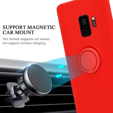 Samsung Galaxy S9 Cover Etui Case (Rød)