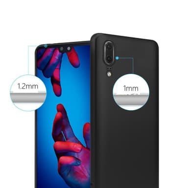 Huawei P20 Cover Etui Case (Sort)