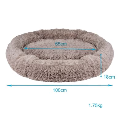 Hundeseng Katteseng Pude Hund Kat Sofa 100cm (beige)