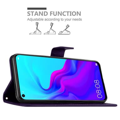 Huawei NOVA 4 Pungetui Cover Case (Lilla)