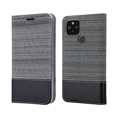 Google PIXEL 5 Pungetui Cover Case (Grå)
