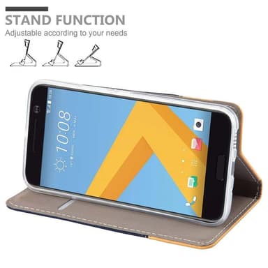 HTC ONE M10 Pungetui Cover Case (Blå)