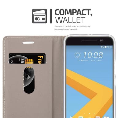 HTC ONE M10 Pungetui Cover Case (Blå)