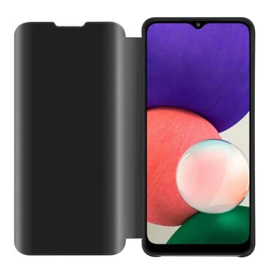 Samsung Galaxy A22 5G Pungetui Cover Case (Sort)