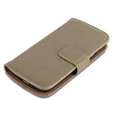 Cover Samsung Galaxy S4 MINI Etui Case (Brun)