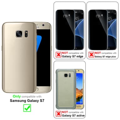 Samsung Galaxy S7 Cover Etui Case (Lyserød)