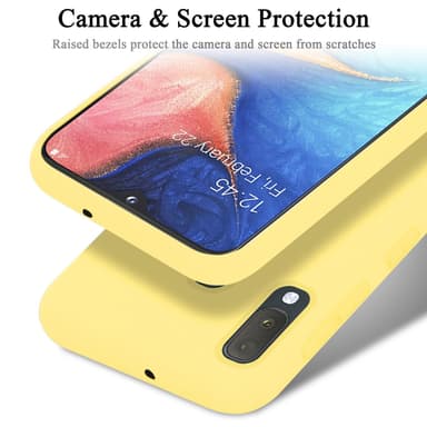 Samsung Galaxy A10e / A20e Cover Etui Case (Gul)