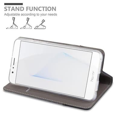 Honor 8 / 8 PREMIUM Pungetui Cover Case (Grå)