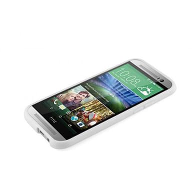 HTC ONE M8 Etui Case Cover (Hvid)