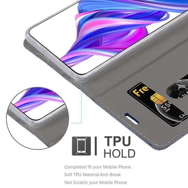 Honor 9X PRO Pungetui Cover Case (Blå)