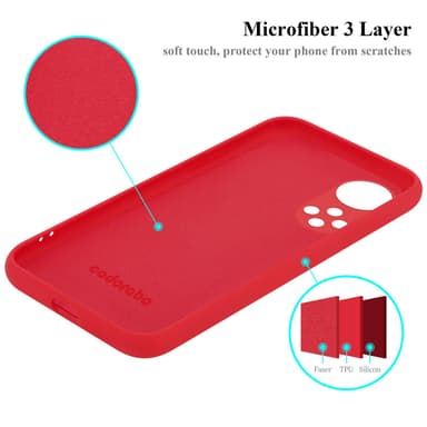 Honor 50 / Huawei NOVA 9 Cover Etui Case (Rød)