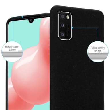 Cover Samsung Galaxy A41 Etui Case (Sort)