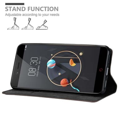ZTE Nubia Z17 MINI Cover Etui Case (Brun)