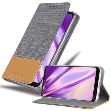 LG K50 Pungetui Cover Case (Grå)