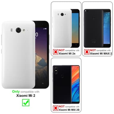 Xiaomi Mi 2 Pungetui Flip Cover (Sort)