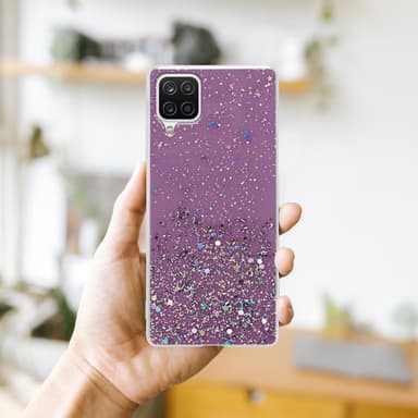 Samsung Galaxy A12 / M12 Cover Etui Case (Lilla)