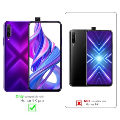 Honor 9X PRO Pungetui Cover Case (Blå)