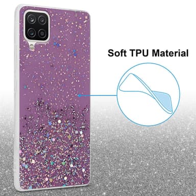Samsung Galaxy A12 / M12 Cover Etui Case (Lilla)