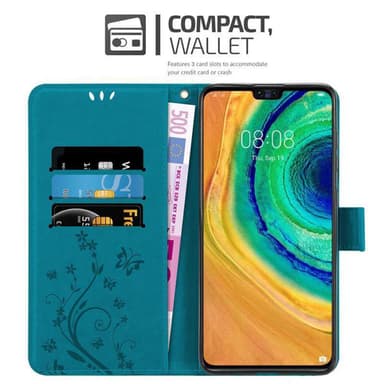 Huawei MATE 30 Pungetui Cover Case (Blå)