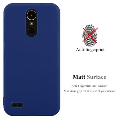 Cover LG K10 2017 Etui Case (Blå)